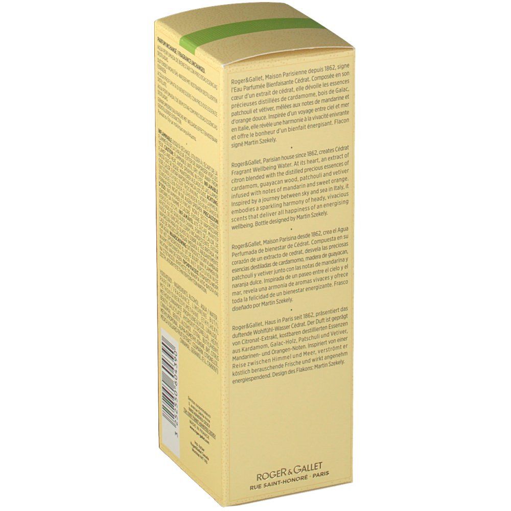 Roger & Gallet Cédrat frisches Duftwasser