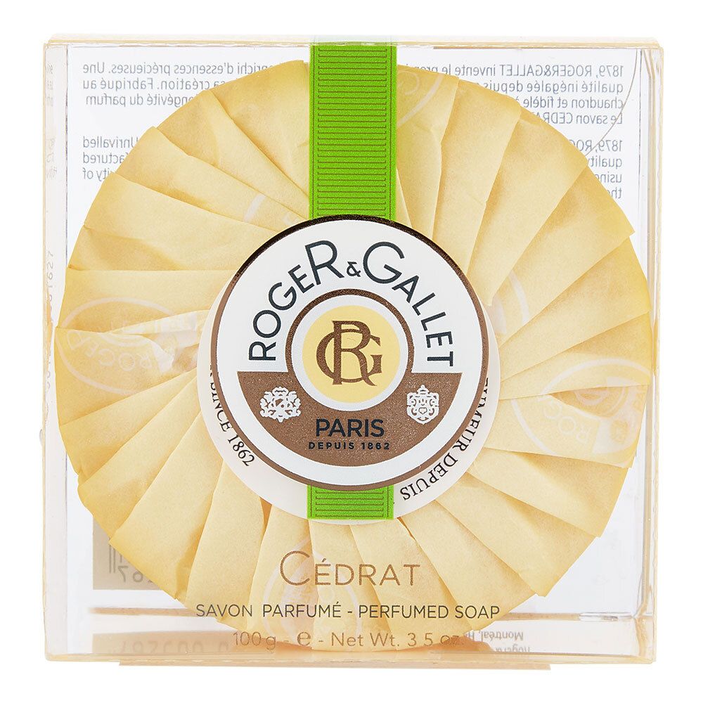 Roger  &  Gallet-Seife mit Zitronenduft - Kristallbox