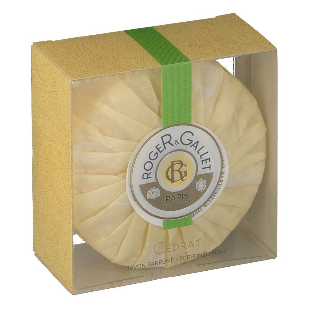 Roger  &  Gallet-Seife mit Zitronenduft - Kristallbox