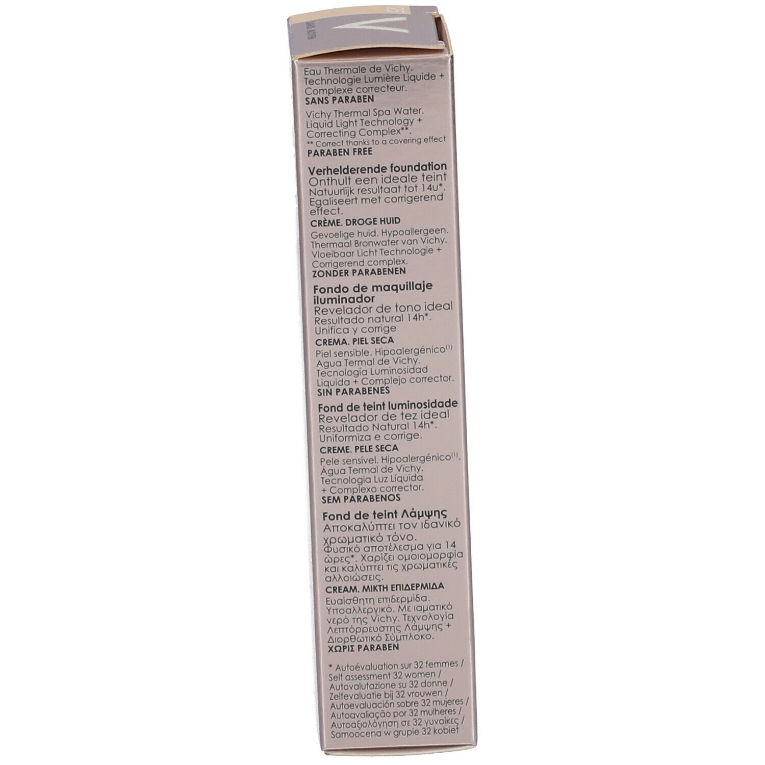TEINT IDÉAL CRÈME - Fond de teint lumière, crème, SPF 20. n° 25, sand moyen - tube 30 ml