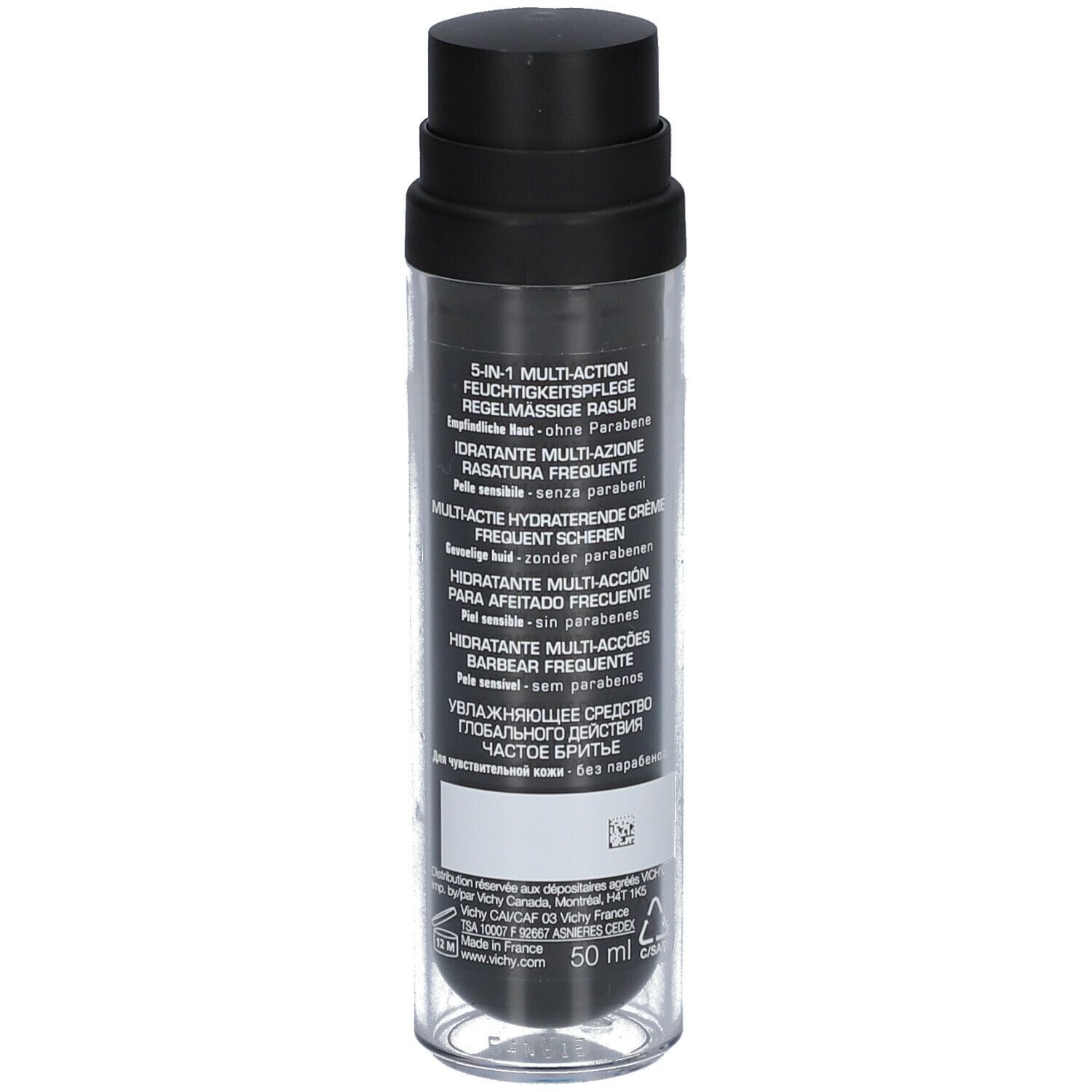 VICHY HOMME IDEALIZER RASAGE FRÉQUENT - Gel crème hydratant multiactions.  - fl 50 ml