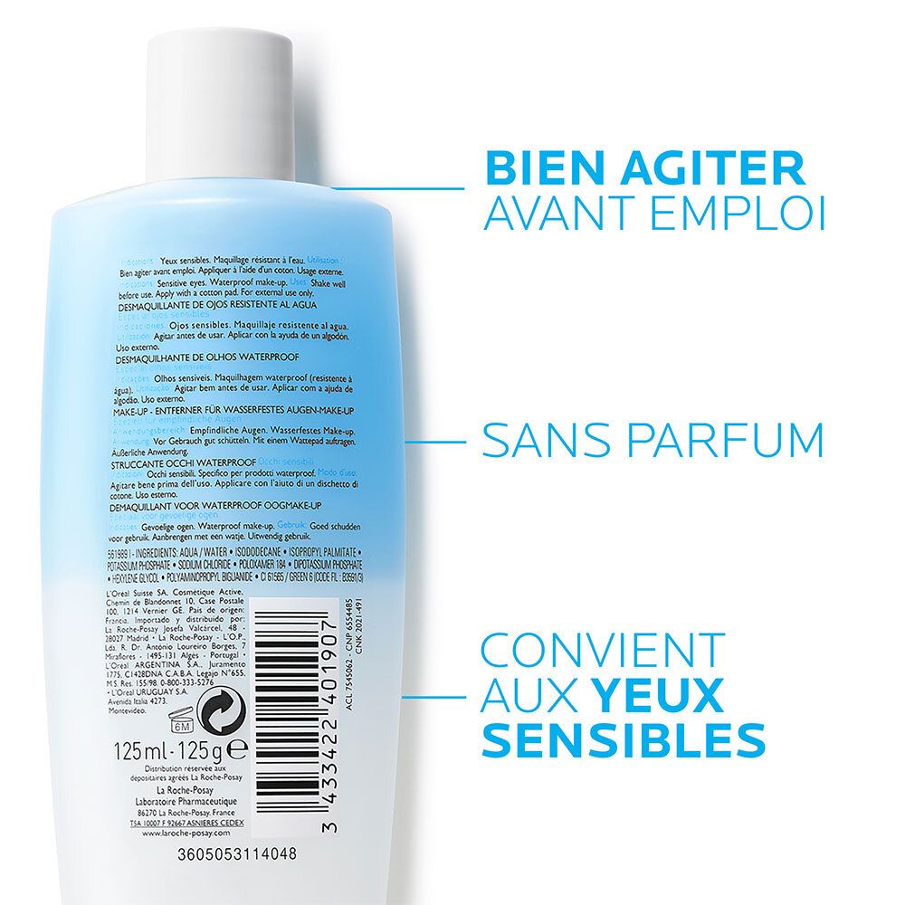 RESPECTISSIME DÉMAQUILLANT YEUX WATERPROOF - Démaquillant yeux waterproof.  - fl 125 ml x