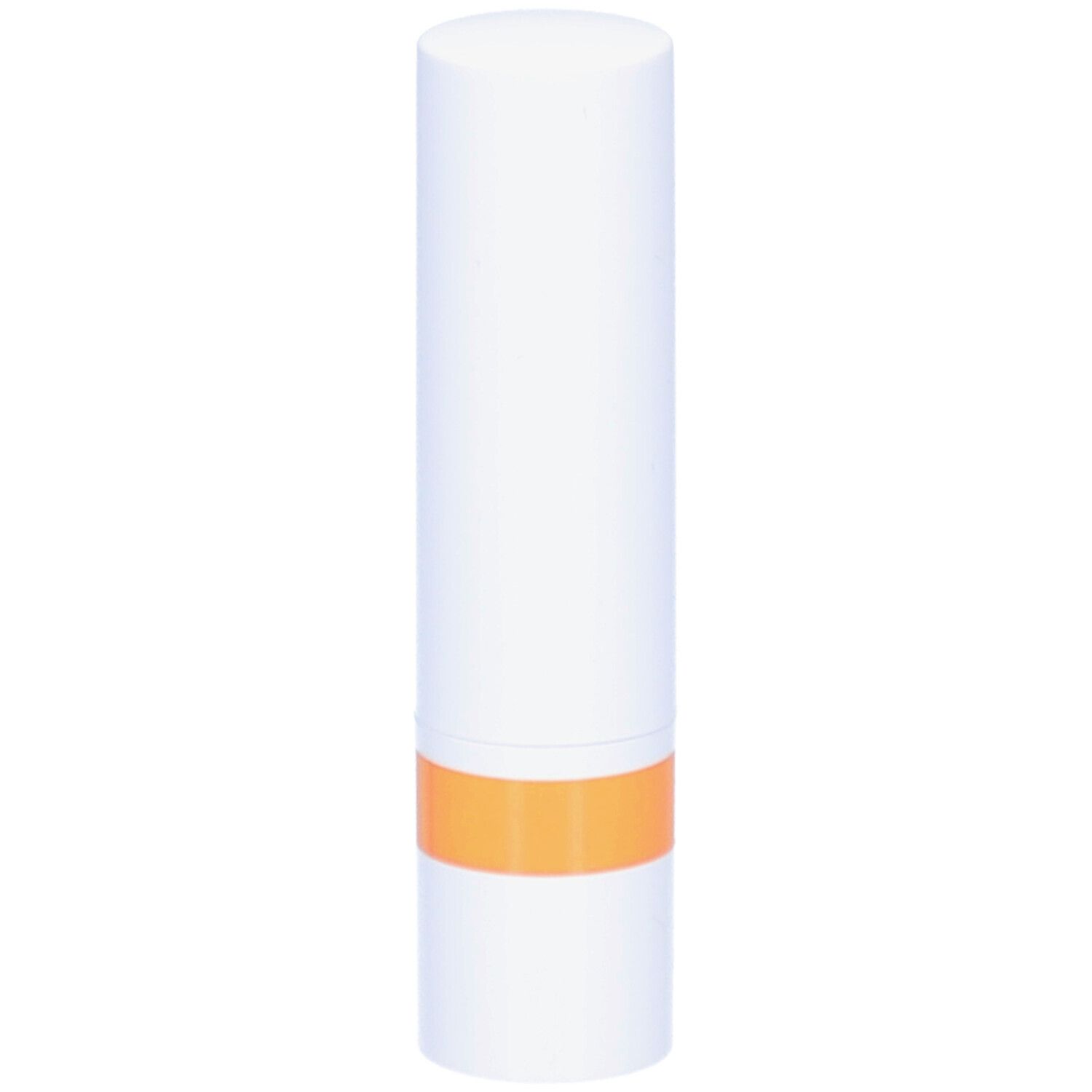 Stick correcteur blanc avec bande orange. Texte: Couvrance, Stick correcteur.