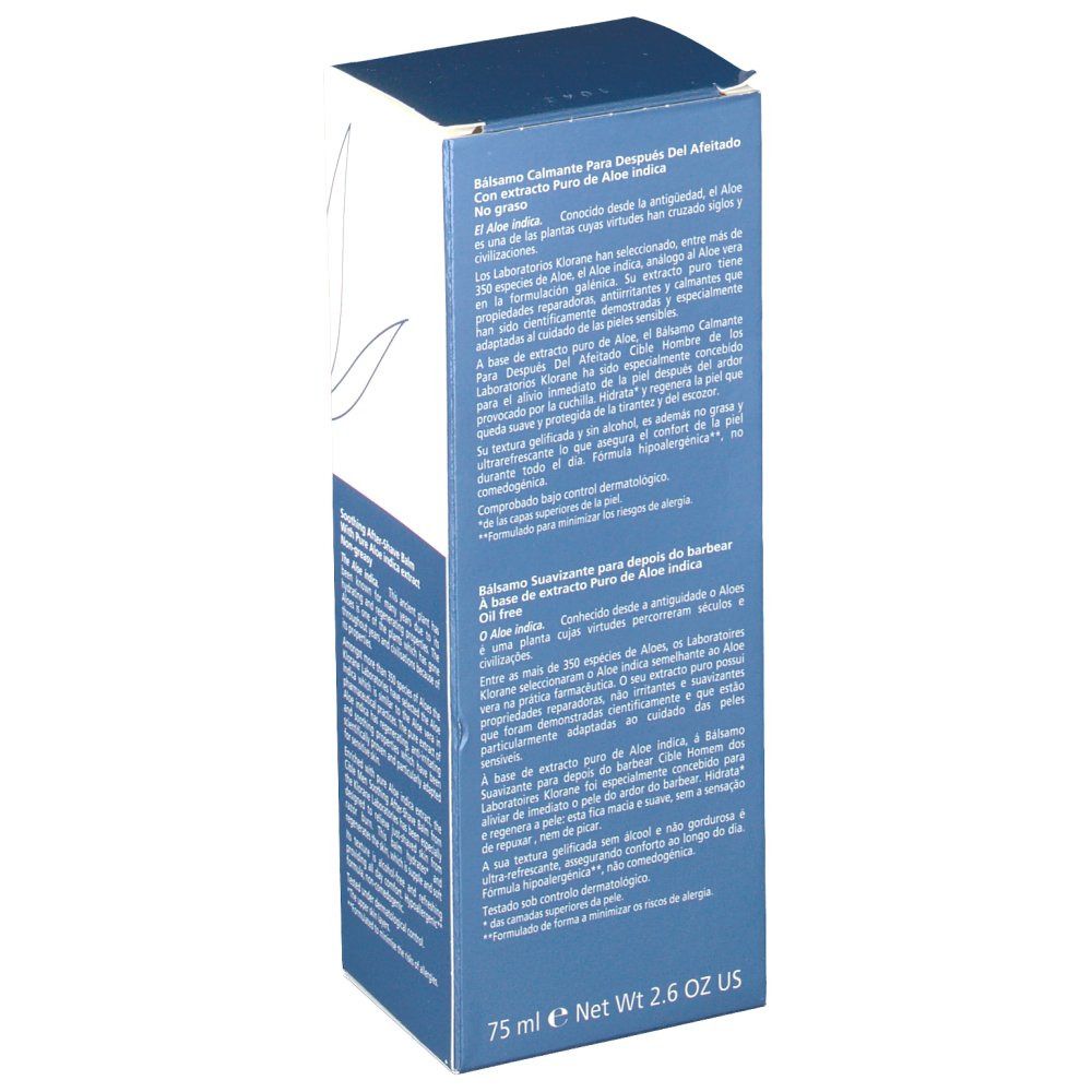 Beruhigender Aftershave-Balsam Klorane Cible Homme