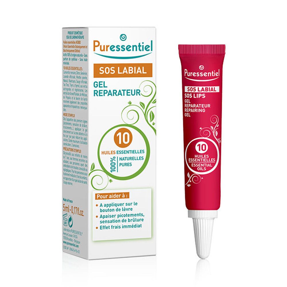Puressentiel S.O.S. Lippengel mit 10 ätherischen Ölen