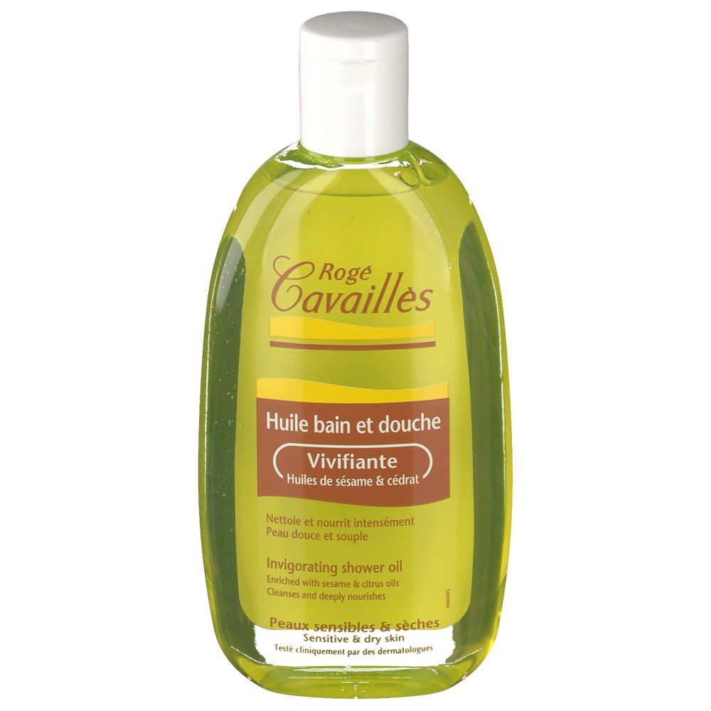 ROGÉ CAVAILLÈS HUILE BAIN ET DOUCHE VIVIFIANTE - Huile de bain et de douche vivifiante.  -