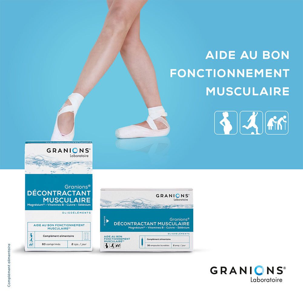 Granions® décontractant musculaire