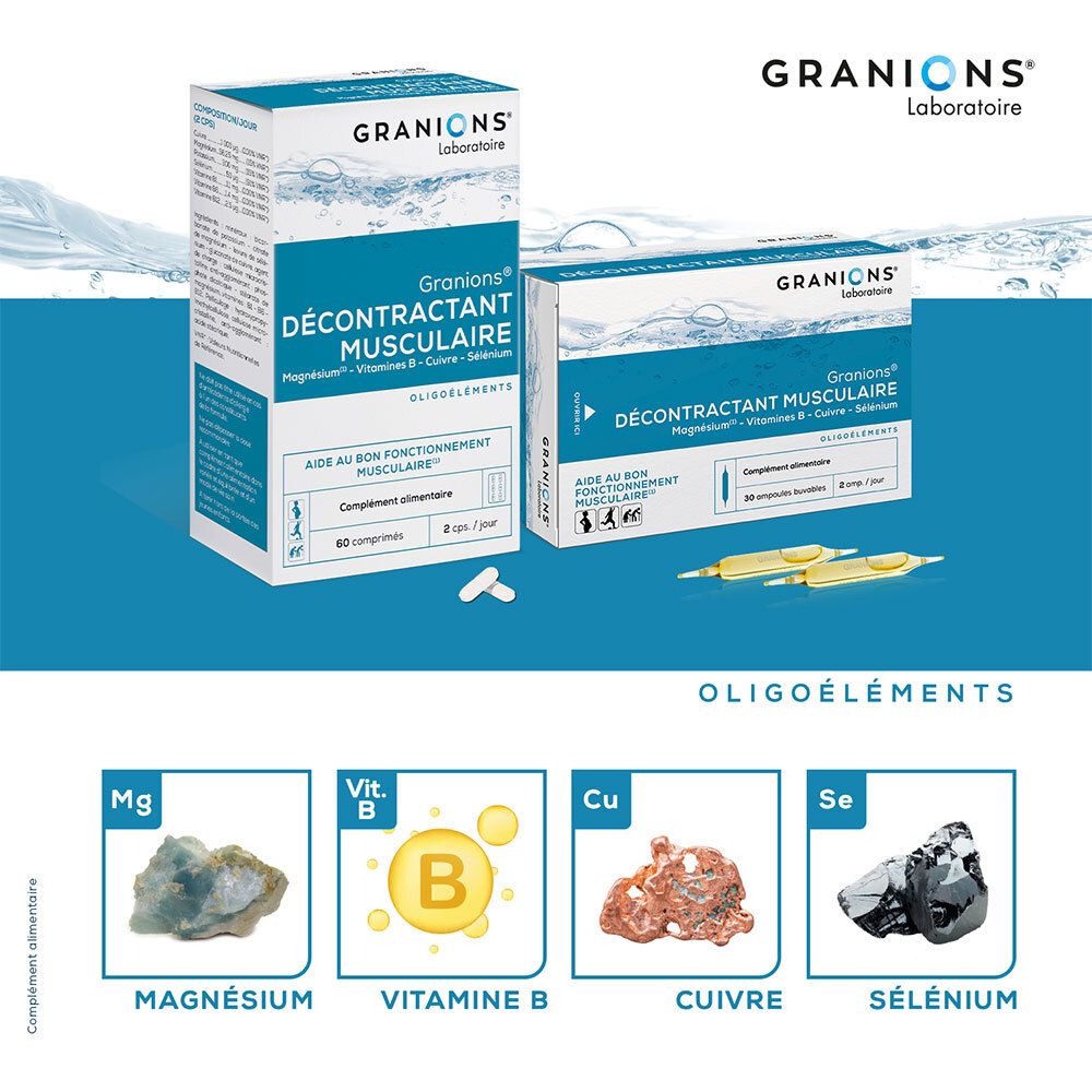 Granions® décontractant musculaire