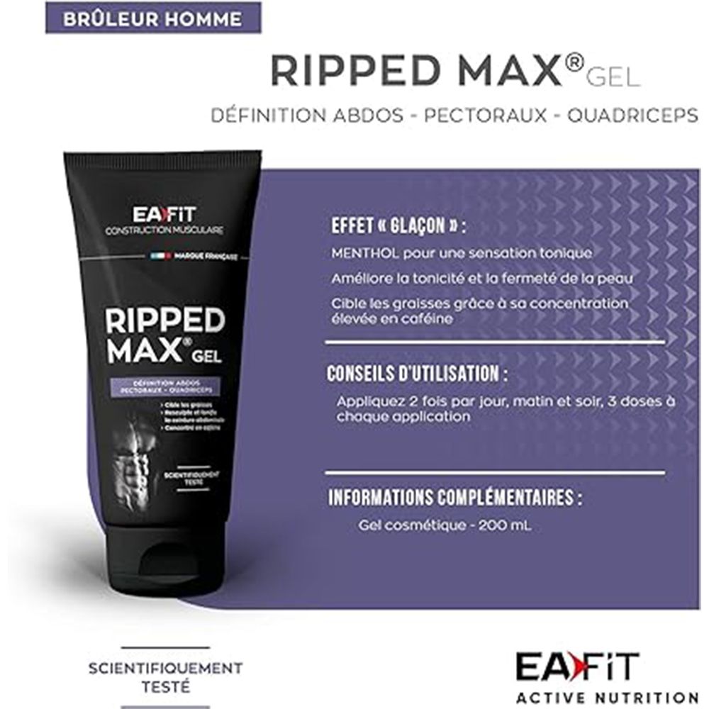 EA Fit RIPPED MAX GEL Définition Abdos