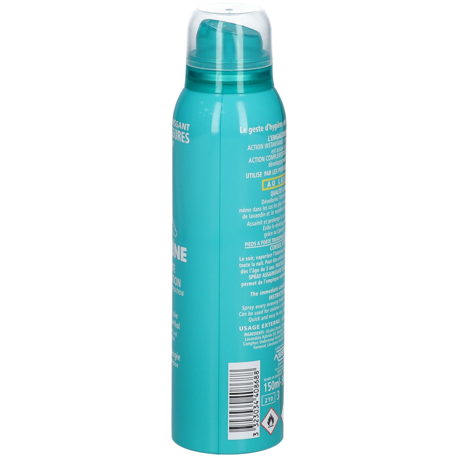 Akileïne®  Antiseptisches Schuhdeodorant Spray