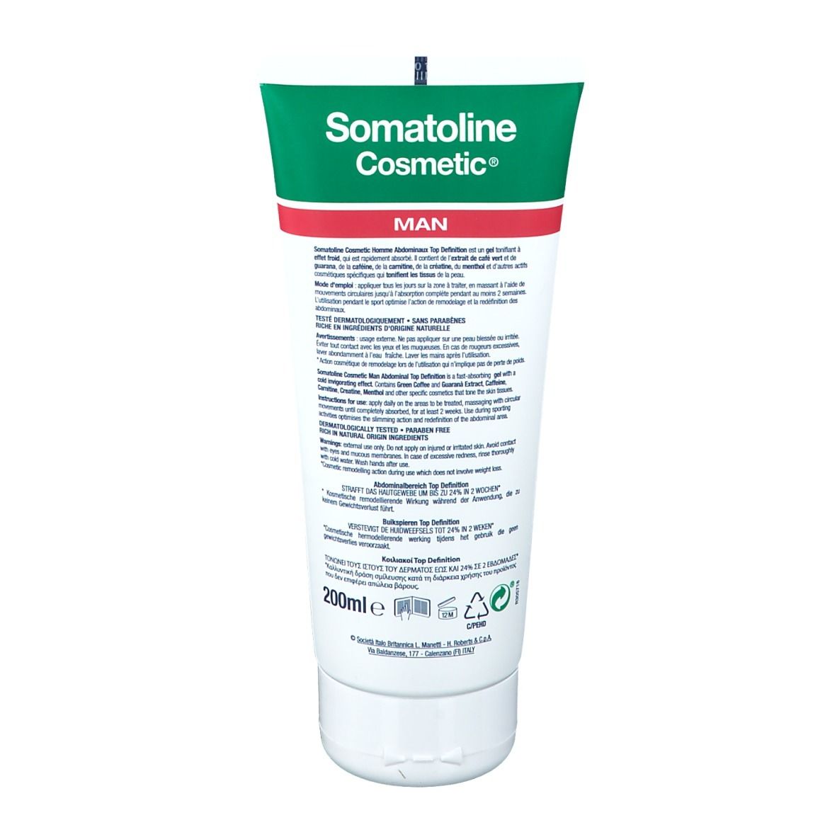 Somatoline Cosmetic® Homme abdominaux top définition