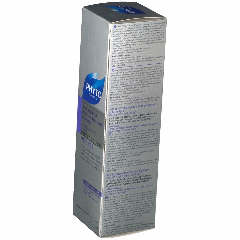 PHYTOSQUAM INTENSE SHAMPOING SOIN ANTIPELLICULAIRE - Shampoing soin antipelliculaire inten
