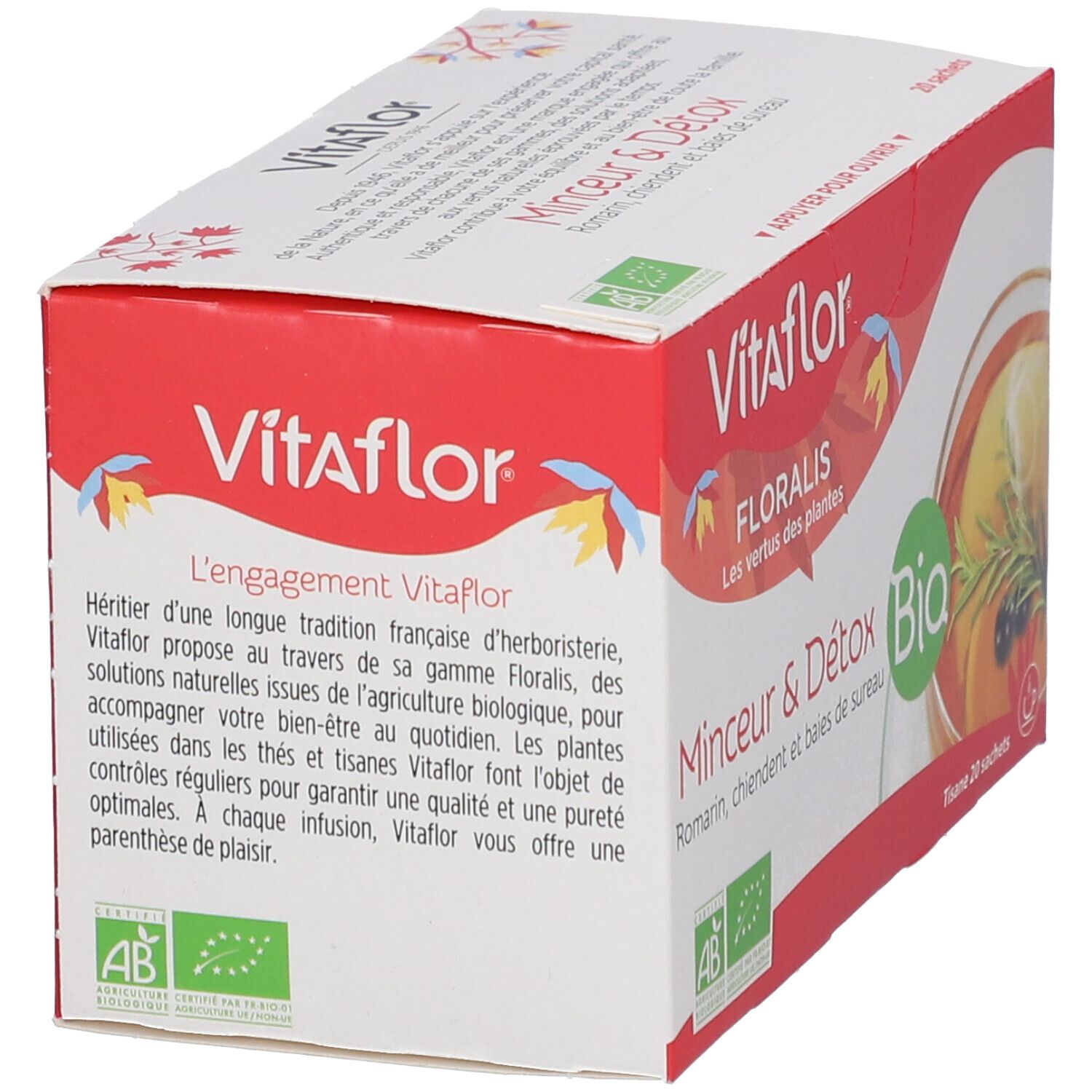 Vitaflor Bio Tisane minceur détox