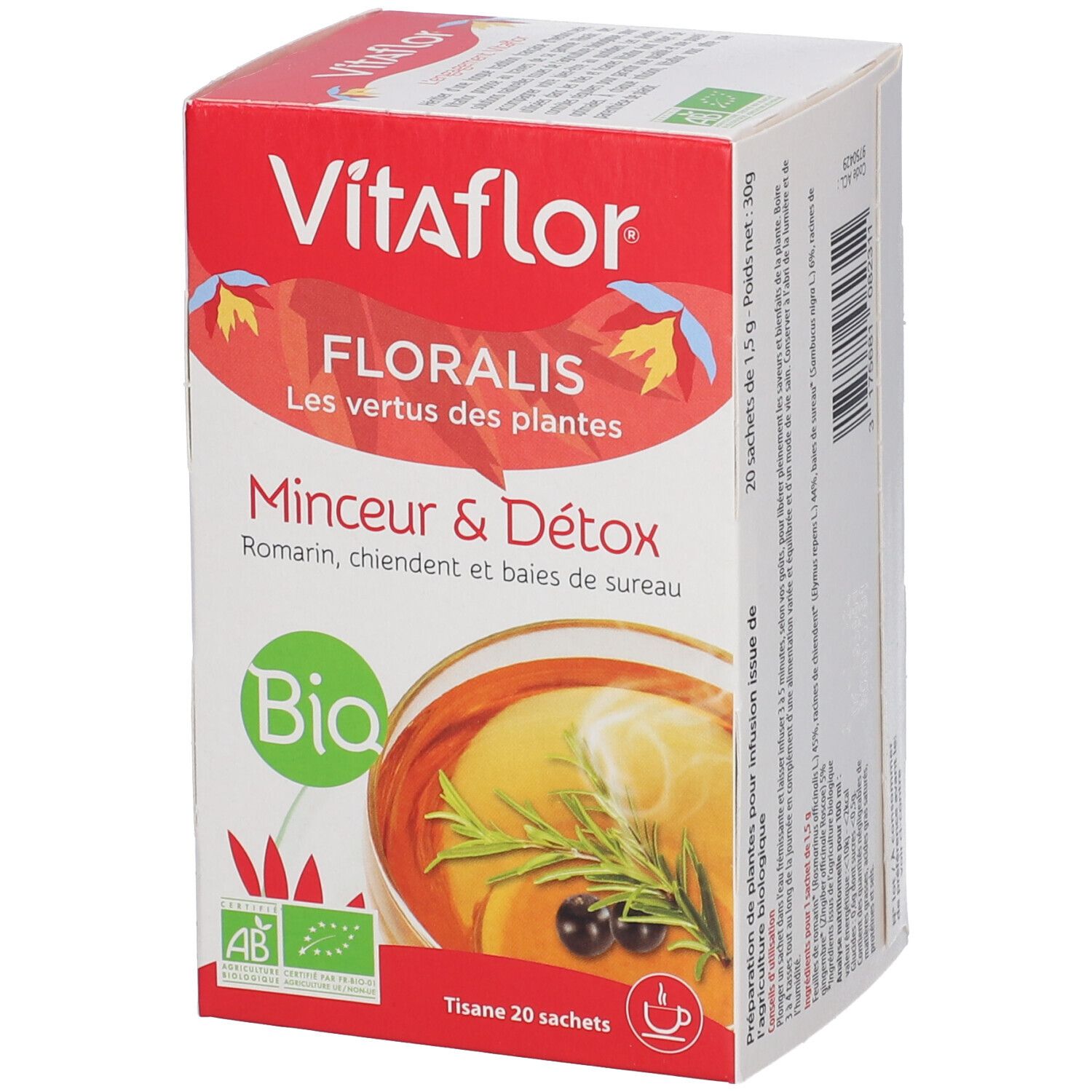 Vitaflor Bio Tisane minceur détox