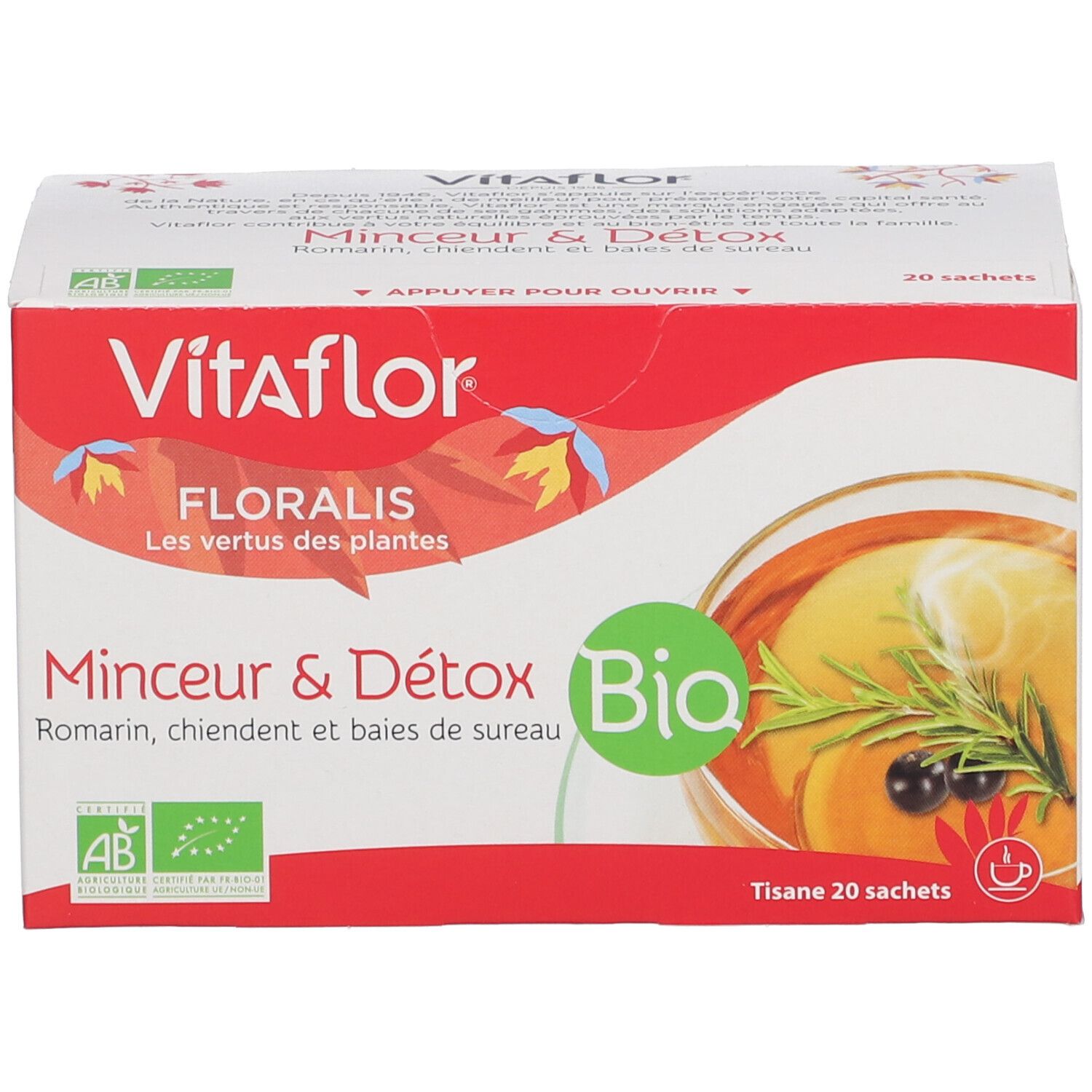 Vitaflor Bio Tisane minceur détox
