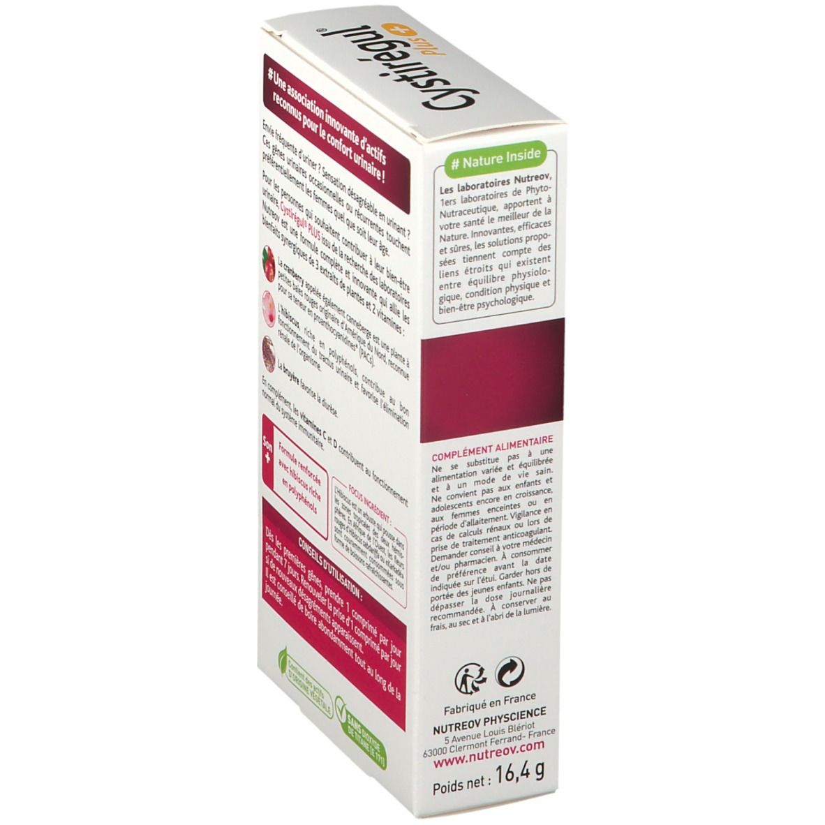 Nutreov Physcience Cystirégul® Plus gêne urinaire