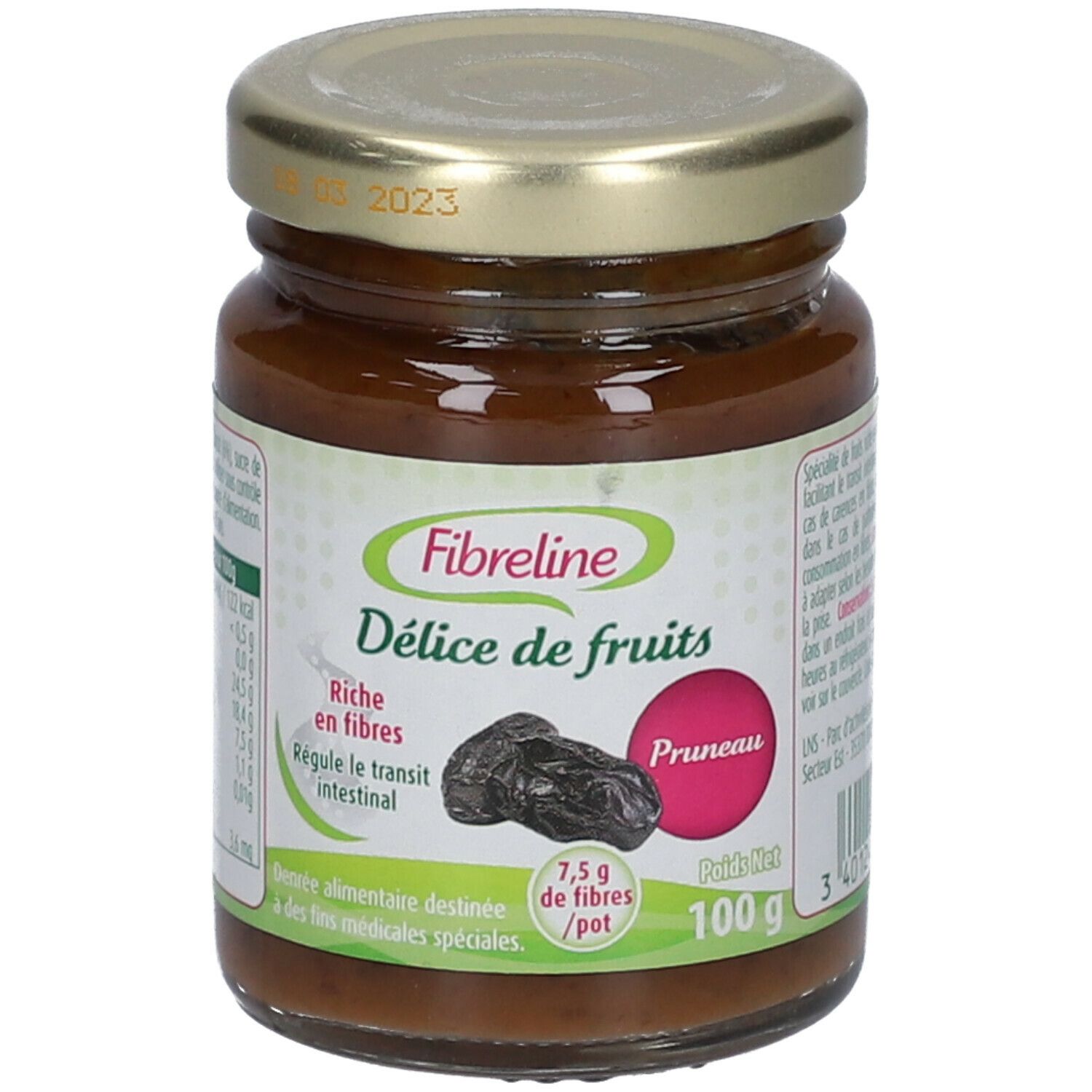Fibreline Fruchtpüree mit Pflaumen