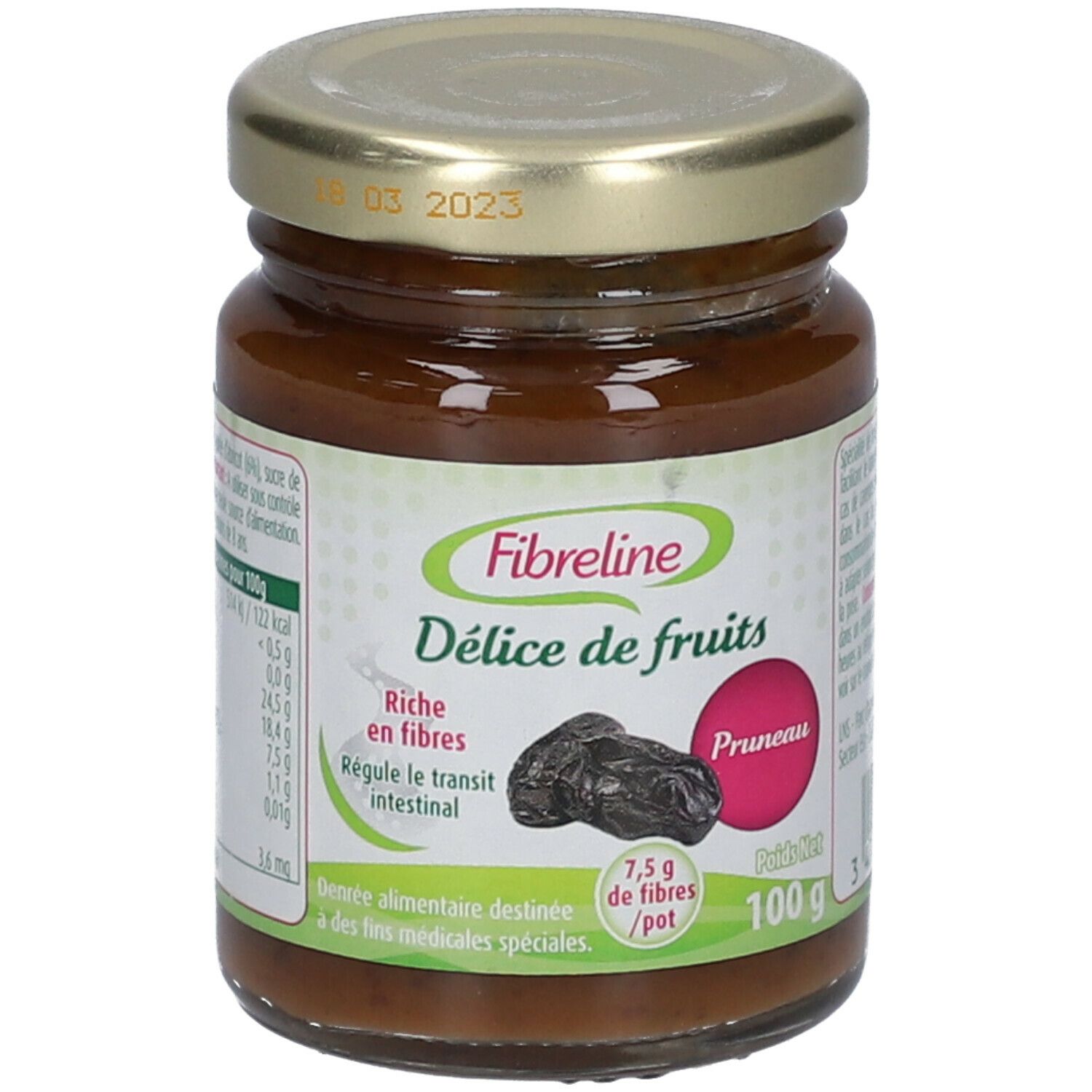 Fibreline Fruchtpüree mit Pflaumen