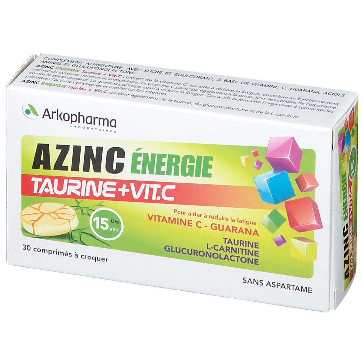 Arkopharma Azinc énergie taurine + vitamine C