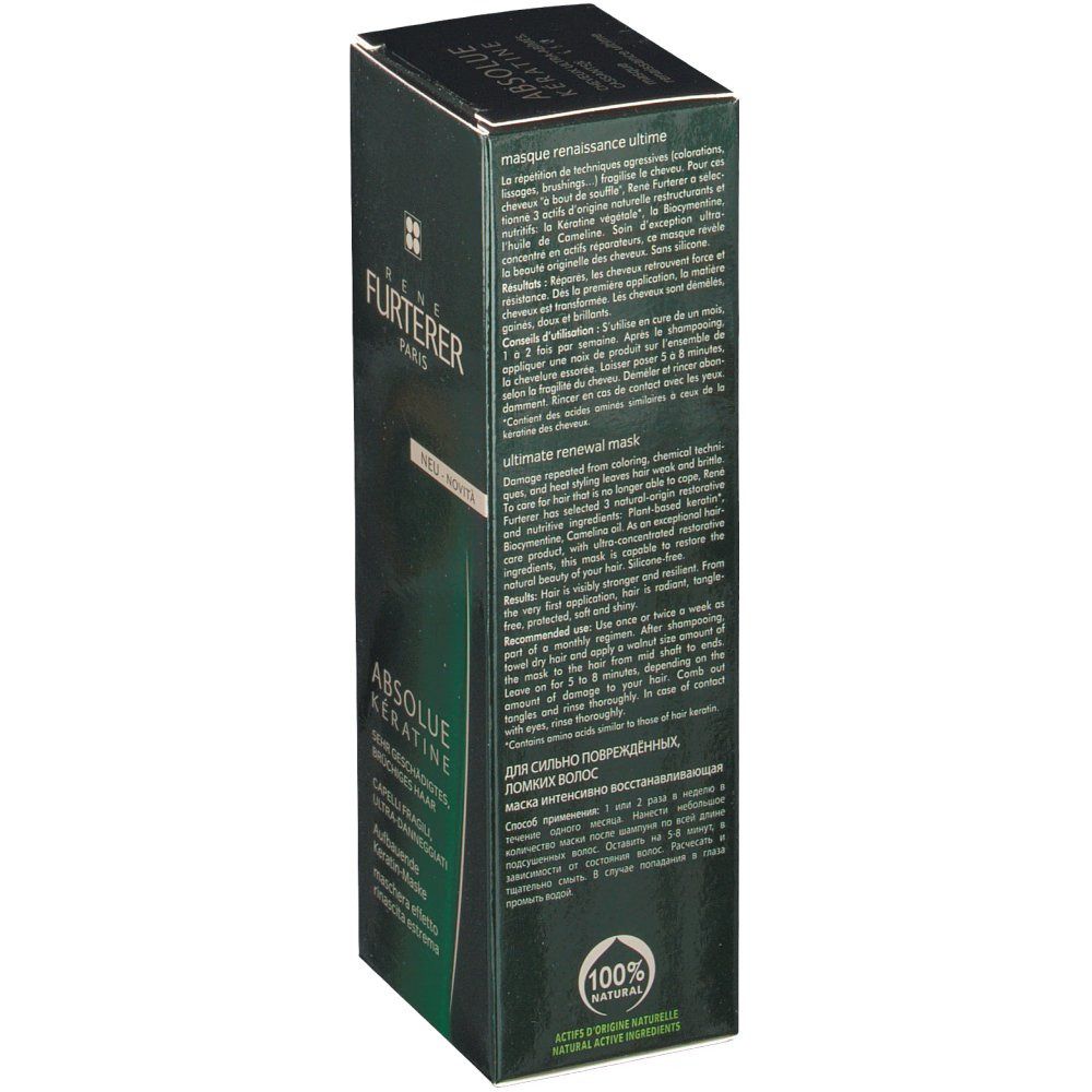 RENE FURTERER ABSOLUE KÉRATINE Aufbauende Keratin-Maske