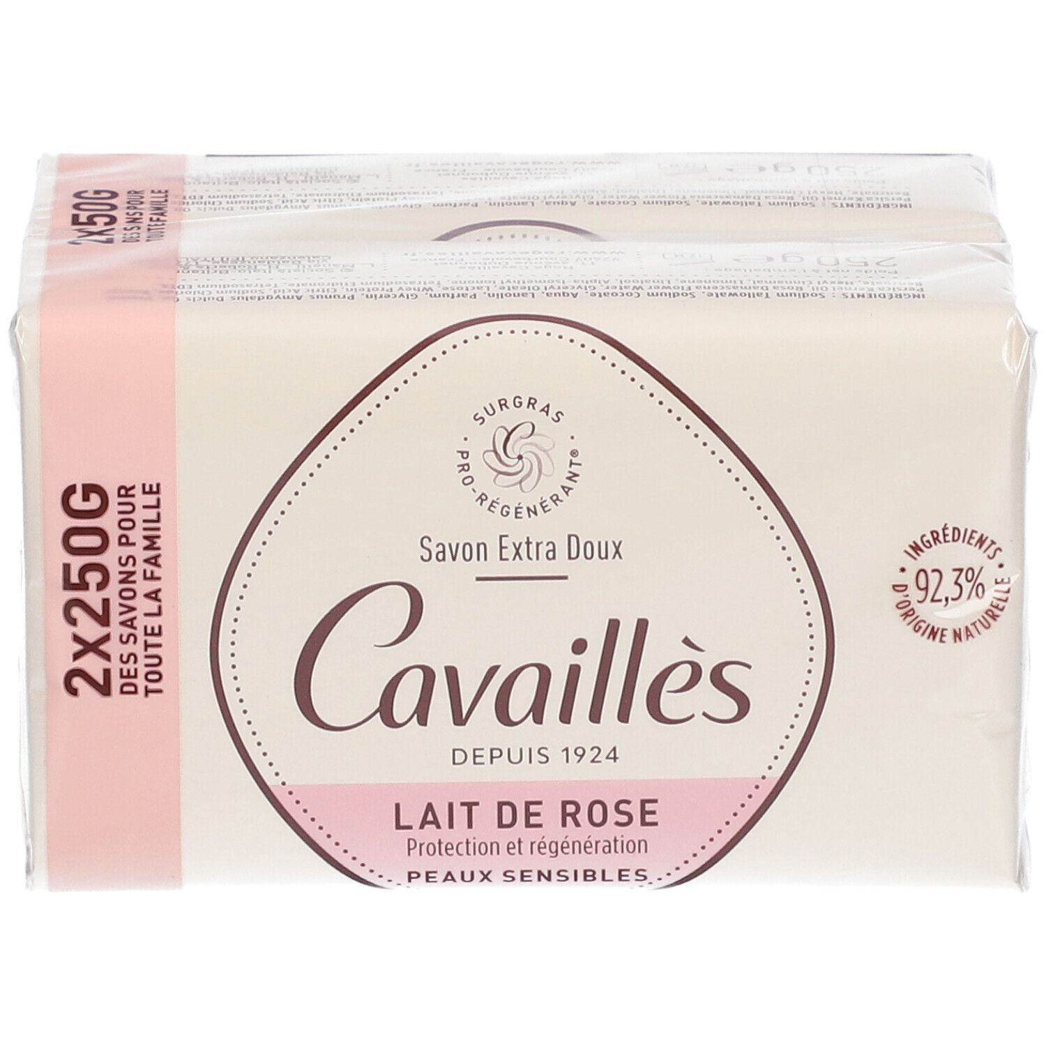 Rogé Cavaillès Savon surgras extra-doux Lait de rose