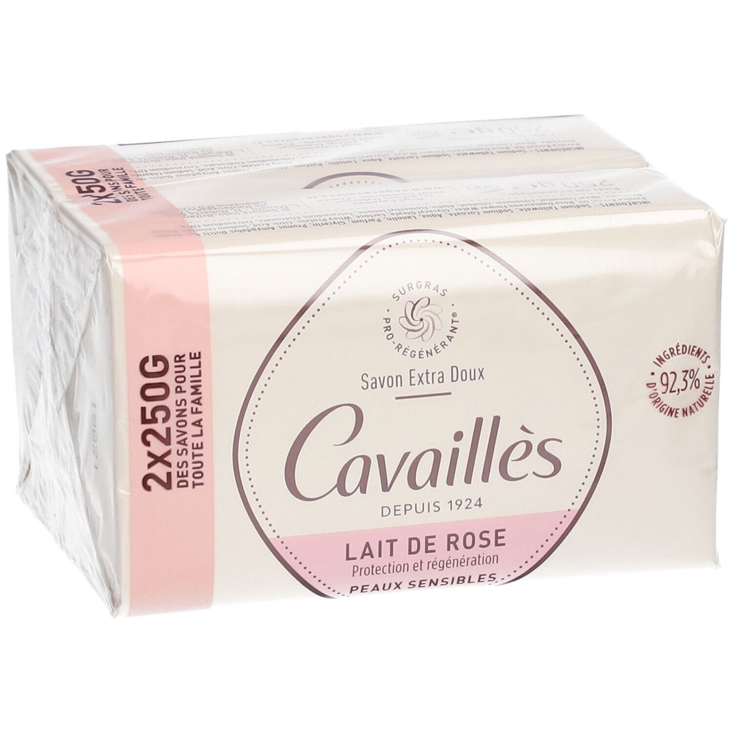 Rogé Cavaillès Savon surgras extra-doux Lait de rose