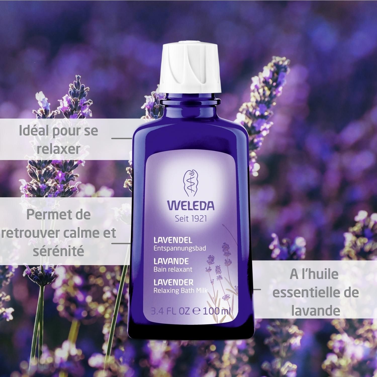 Weleda bain relaxant non moussant lavande