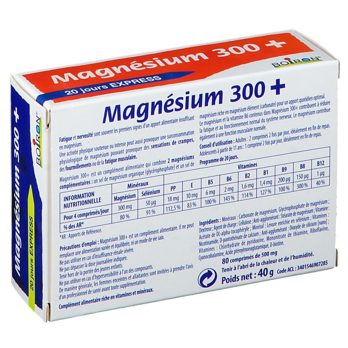 Boiron Bioptimum Magnesium 300+