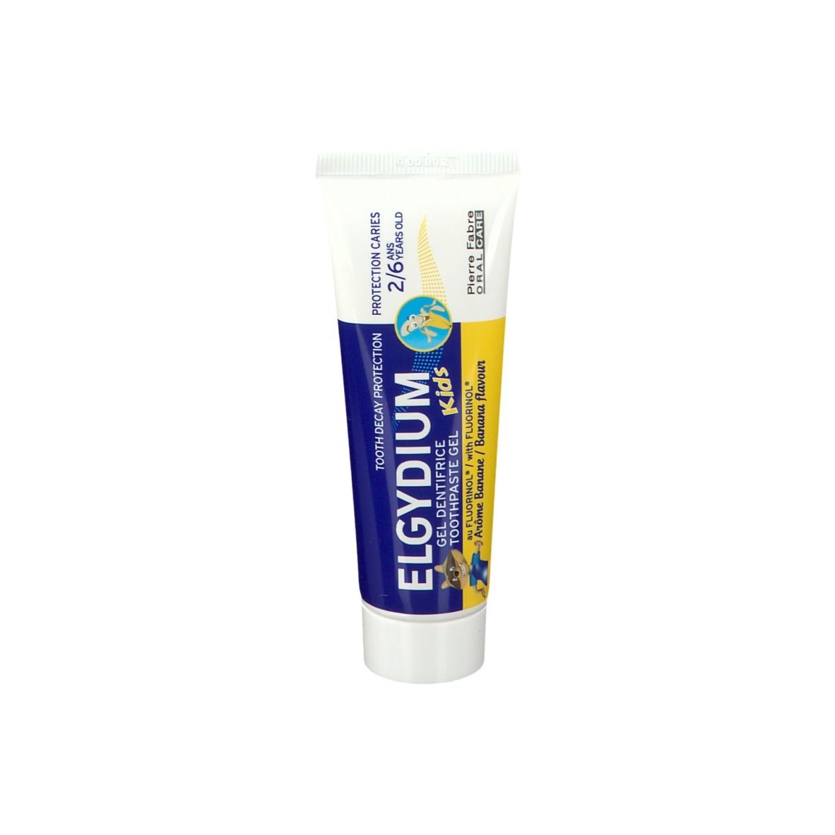 Elgydium Kids Gel Zahnpflegemittel Karies Banane
