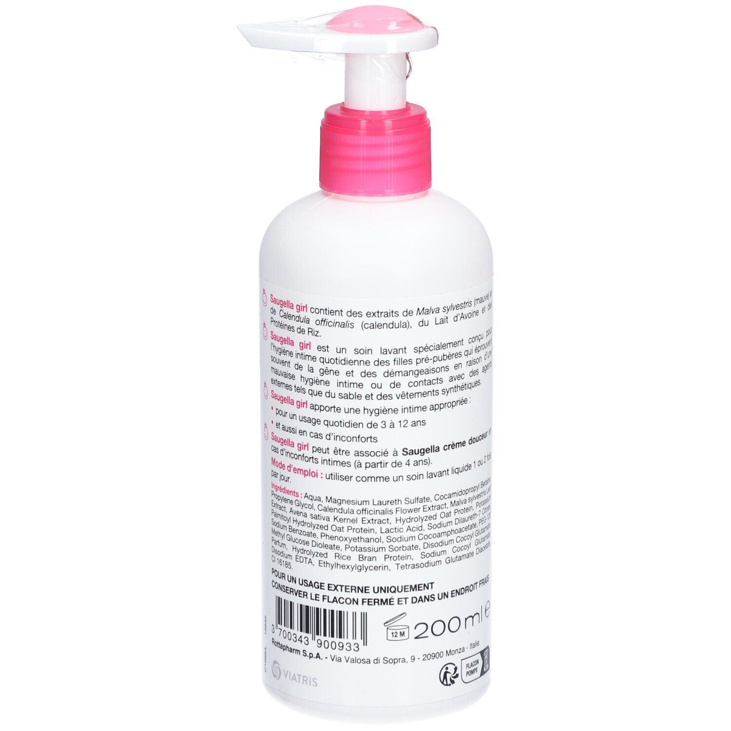 Saugella Girl nettoyant hygiène intime
