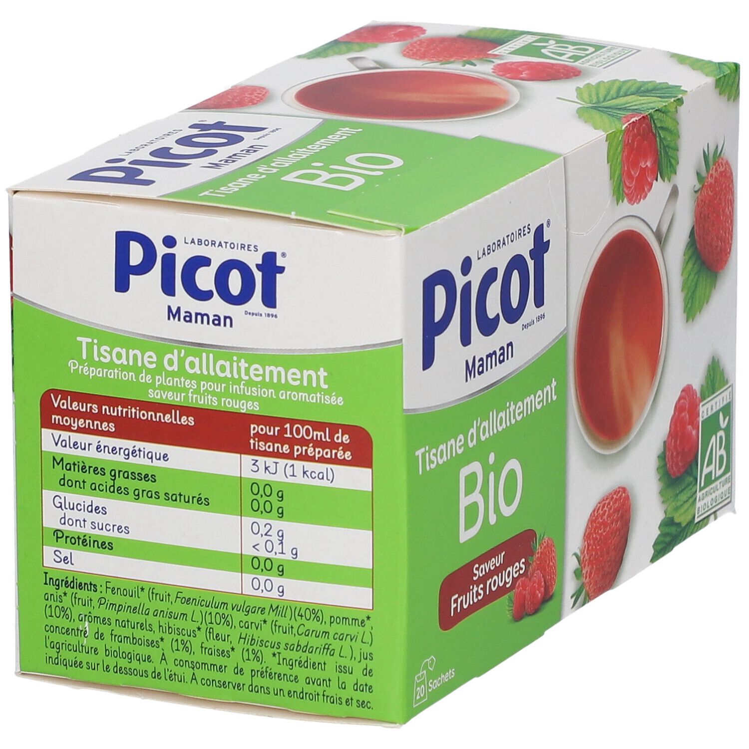 Picot Kräuter-Stilltee Rote Früchte