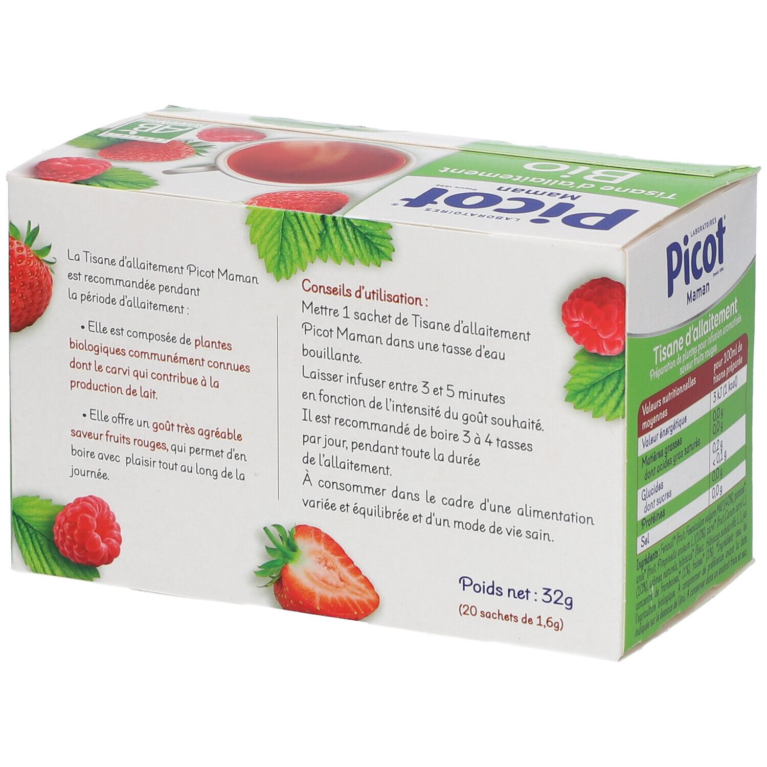 Picot Kräuter-Stilltee Rote Früchte