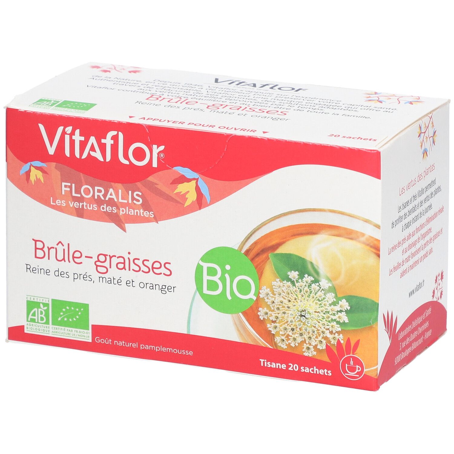Vitaflor Bio Tisane brûle graisses