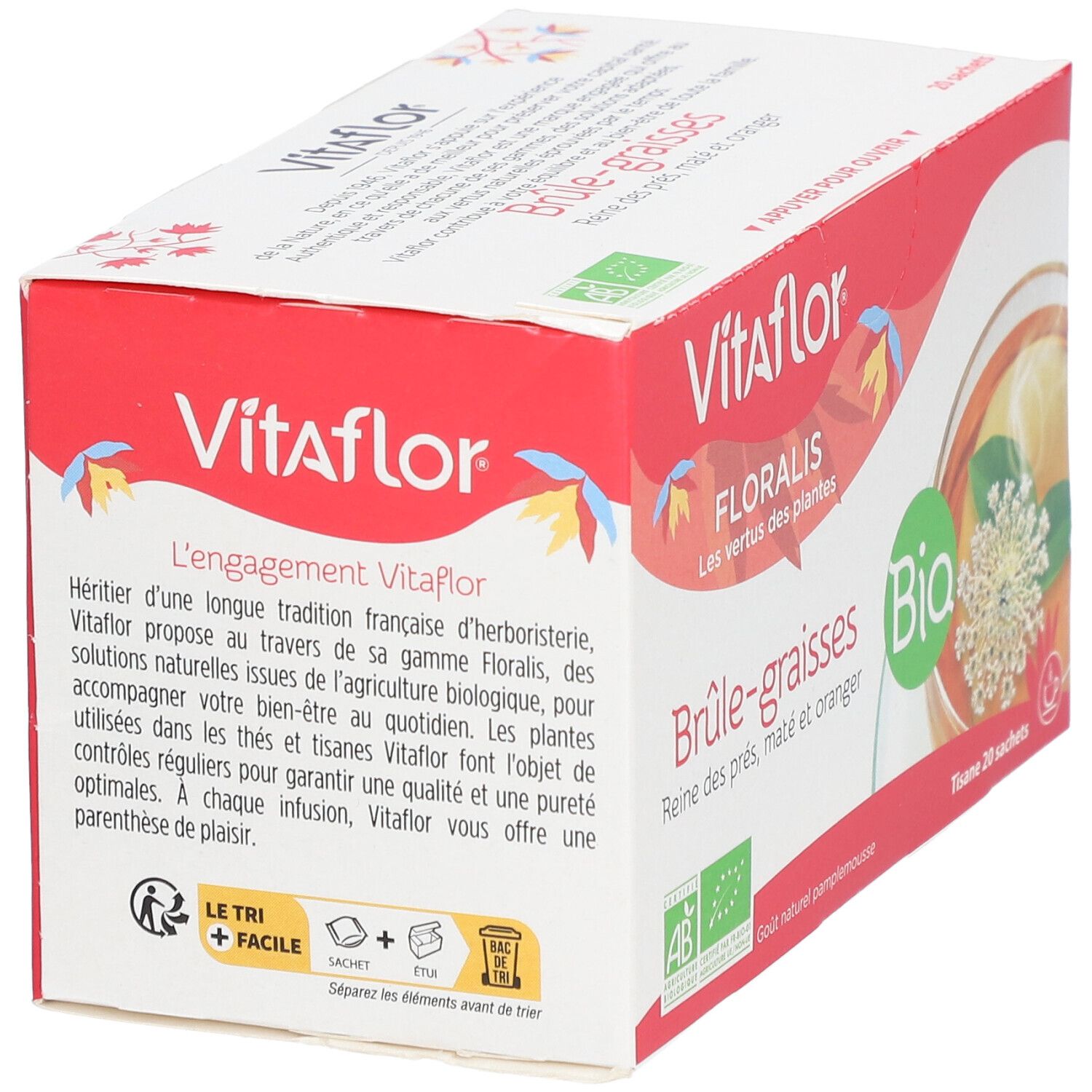 Vitaflor Bio Tisane brûle graisses