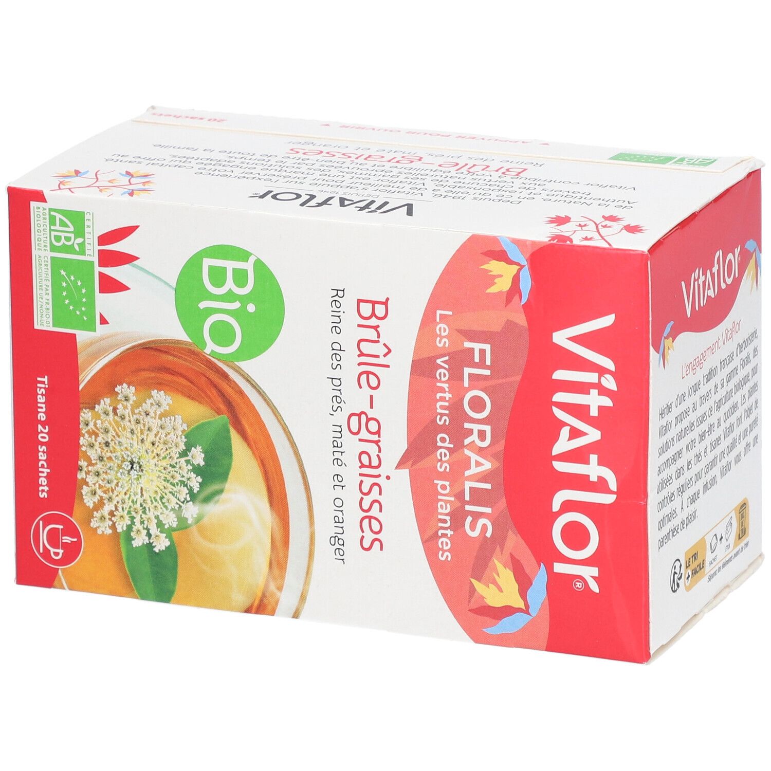 Vitaflor Bio Tisane brûle graisses