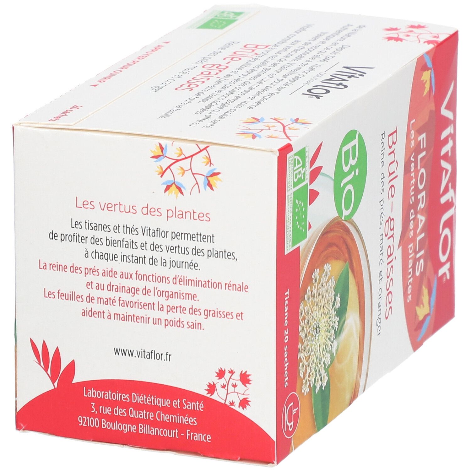 Vitaflor Bio Tisane brûle graisses
