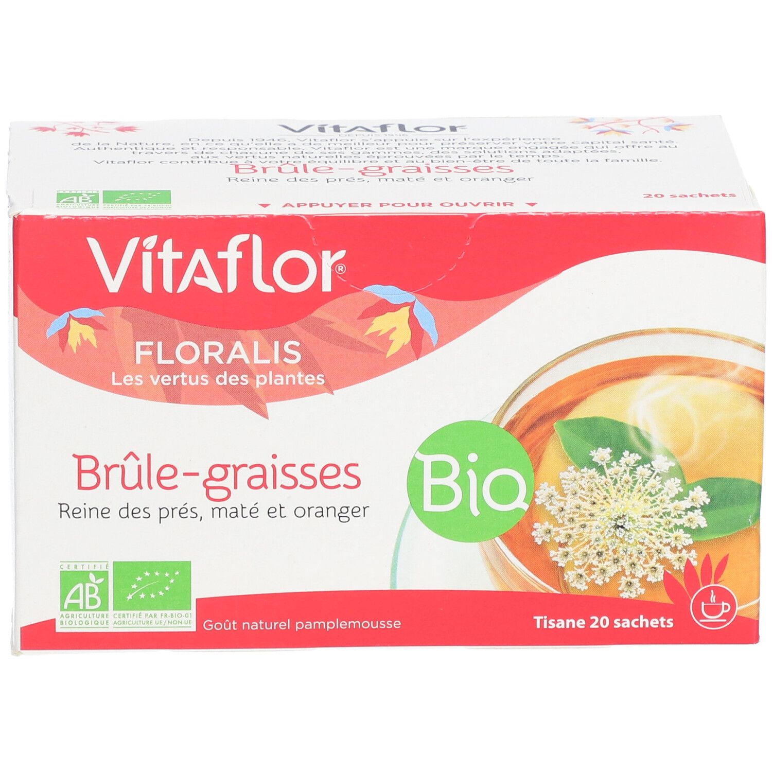 Vitaflor Bio Tisane brûle graisses