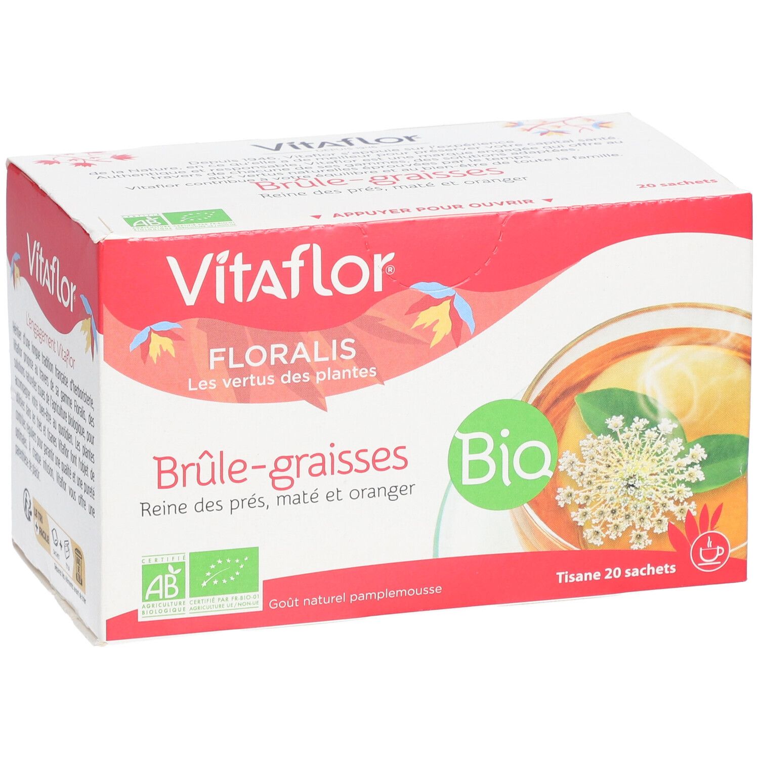 Vitaflor Bio Tisane brûle graisses