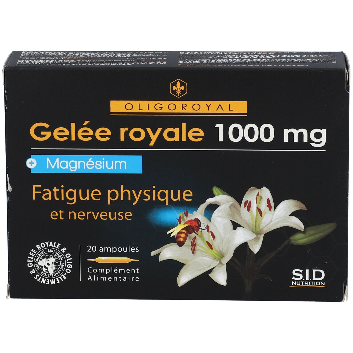 SID Nutrition Oligoroyal gelée royale magnésium