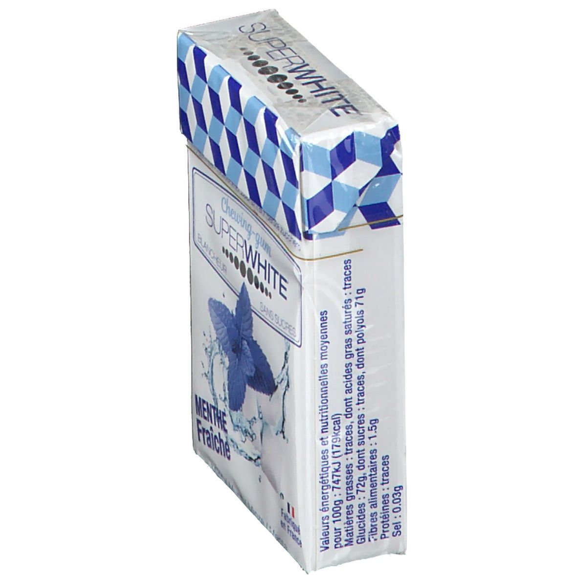 Superweißer Original Minze Kaugummi