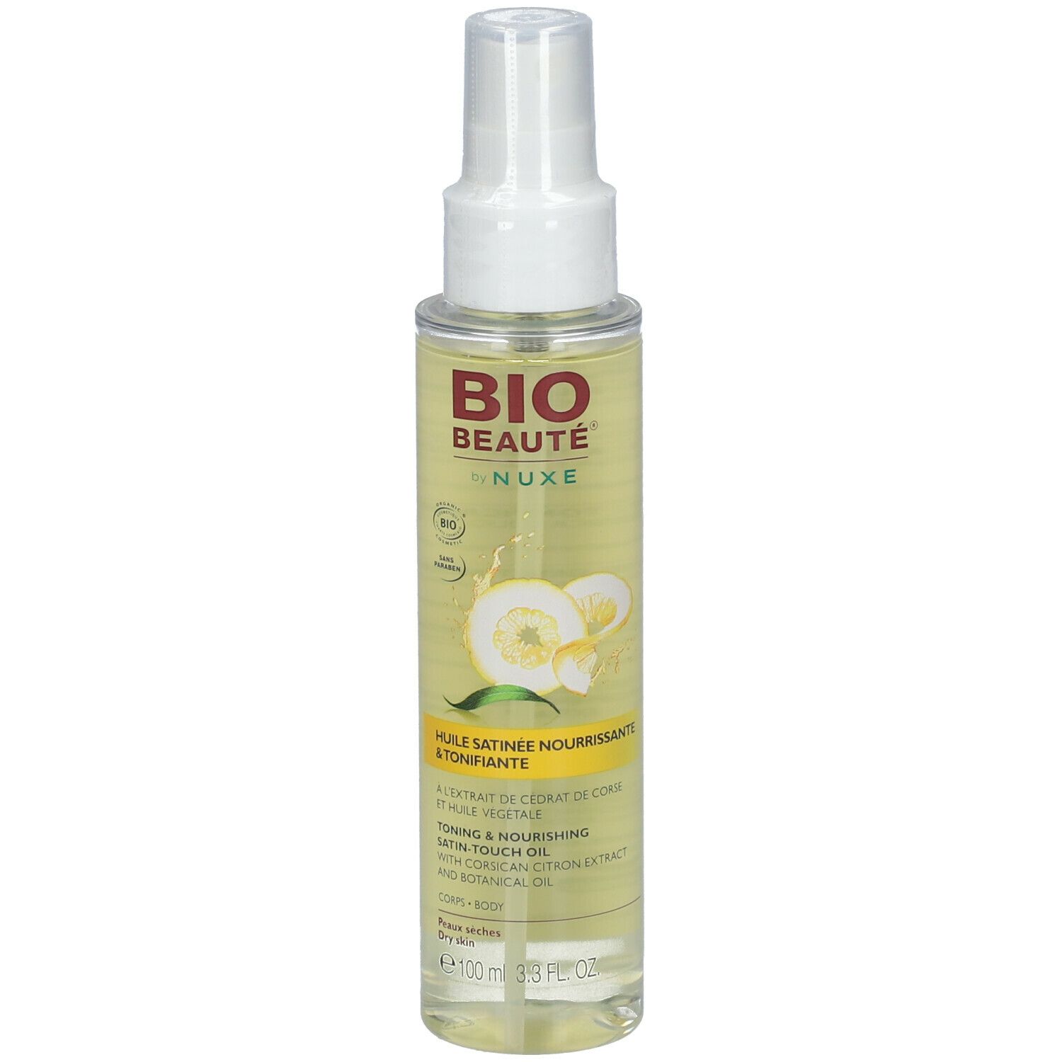 Bio Beauté by Nuxe Huile Satinée Nourrissante et Tonifiante. 100 ml