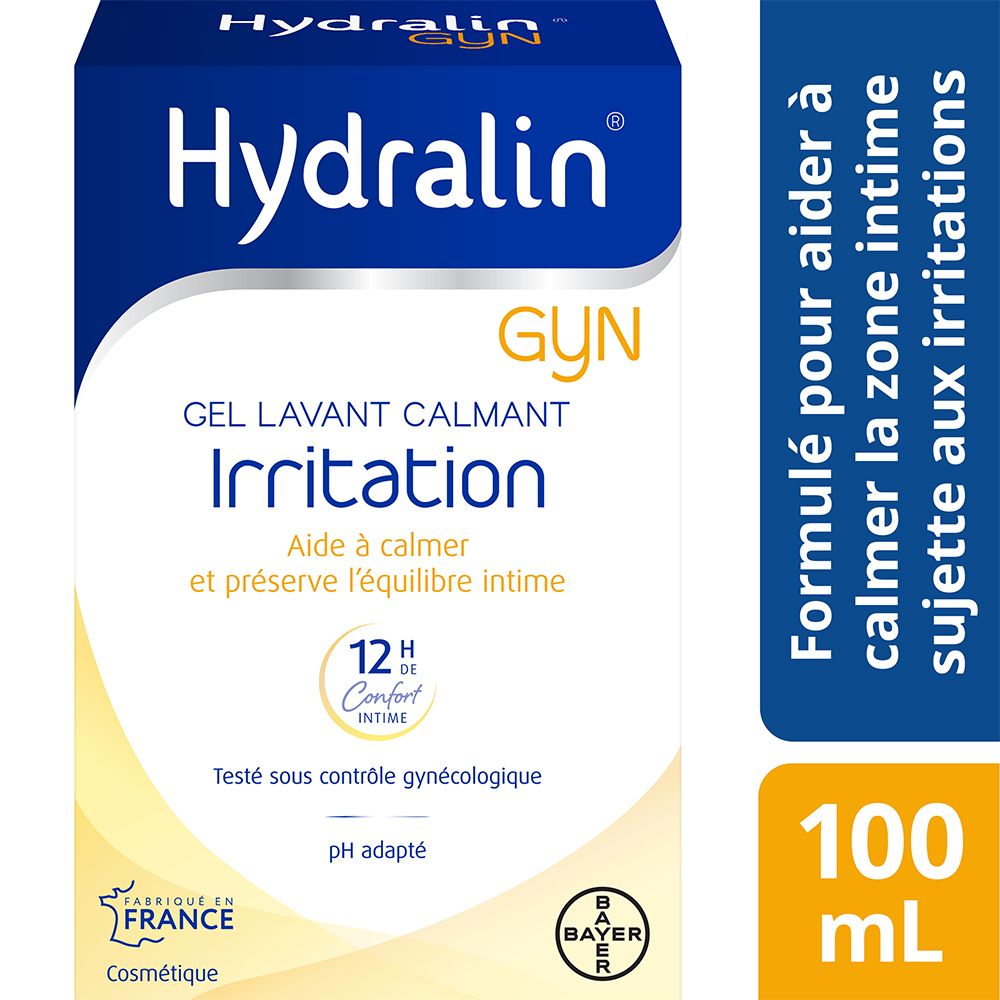 HydralinGyn® Irritation Gel Lavant Calmant Equilibre Intime