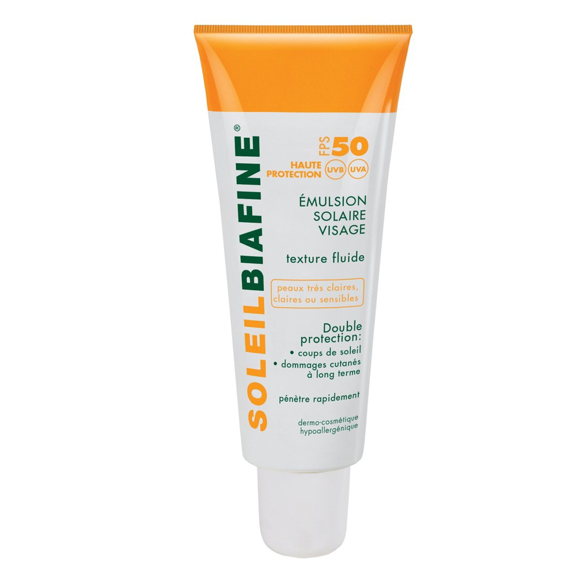 Soleilbiafine® Solar Face Emulsion SPF 50