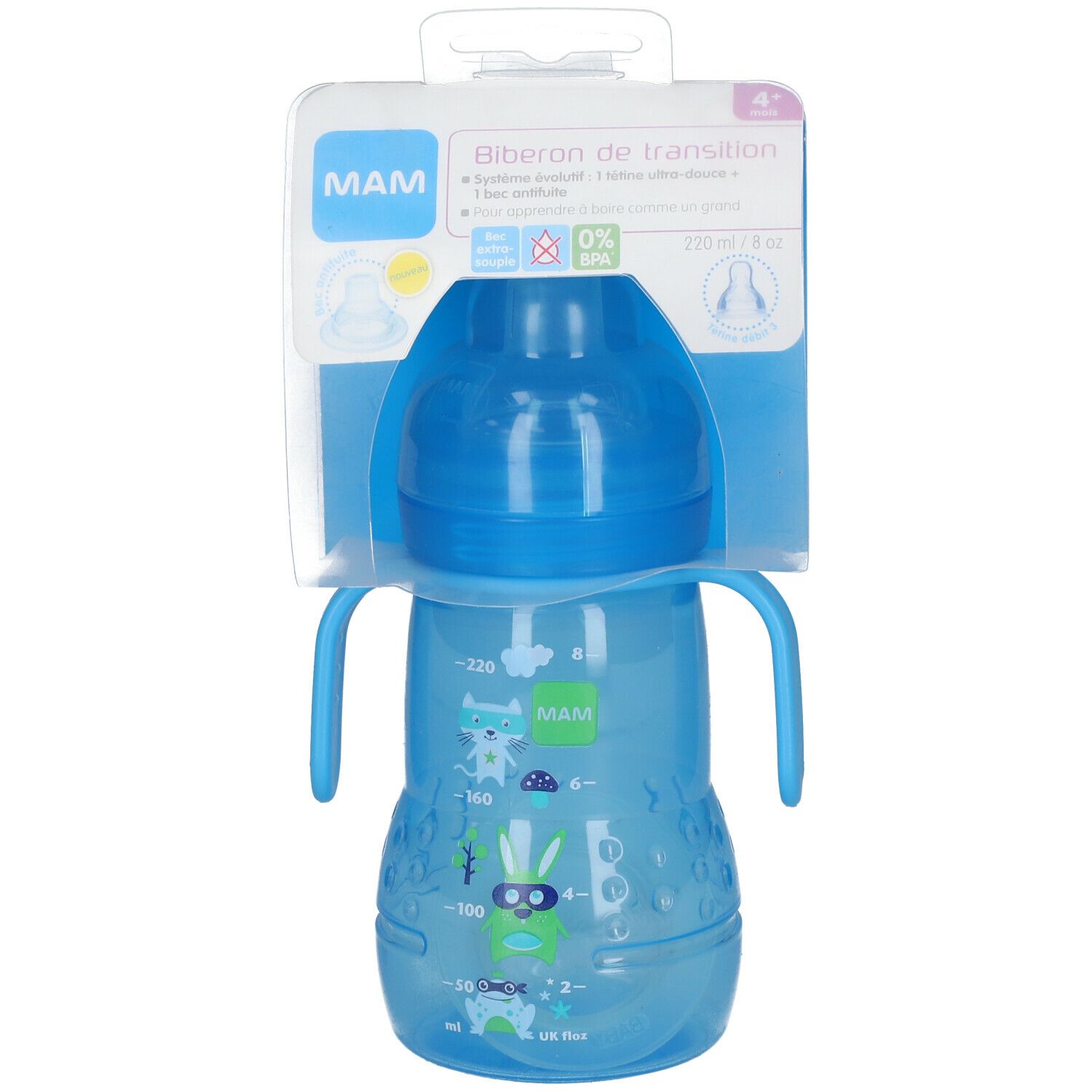 MAM Biberon Flasche blau