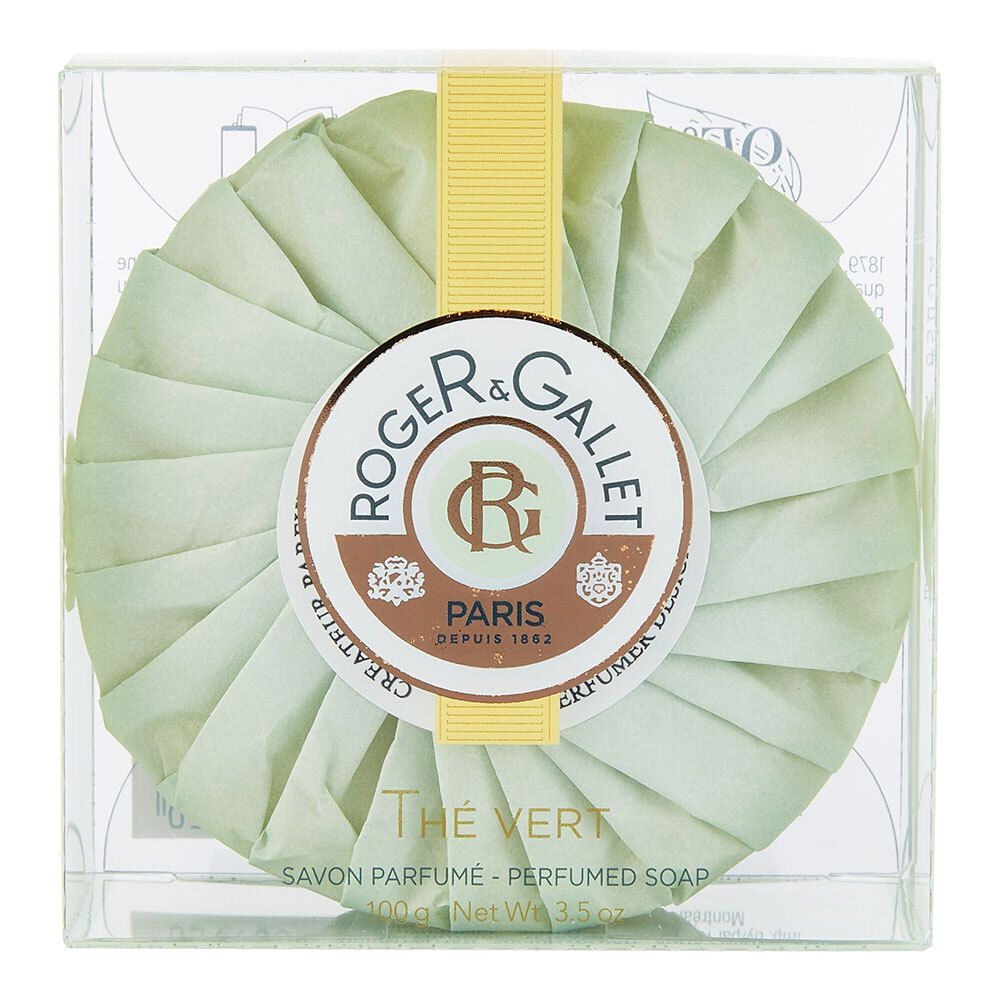 Roger & Gallet Grüner Tee Duftseife - Kristallschachtel