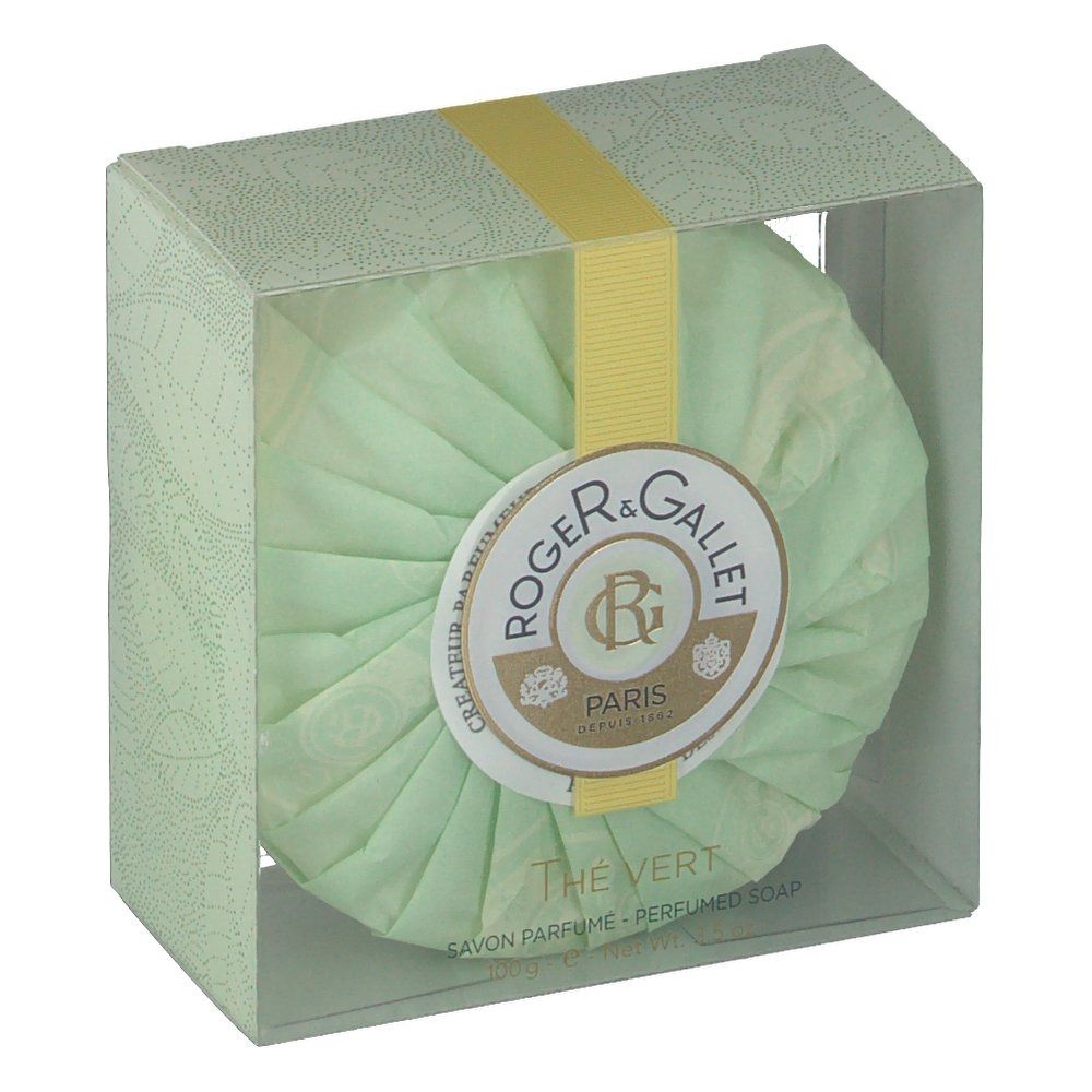 Roger & Gallet Grüner Tee Duftseife - Kristallschachtel