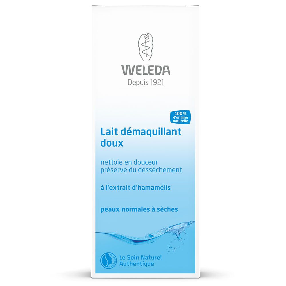 WELEDA Lait démaquillant doux Hamamélis