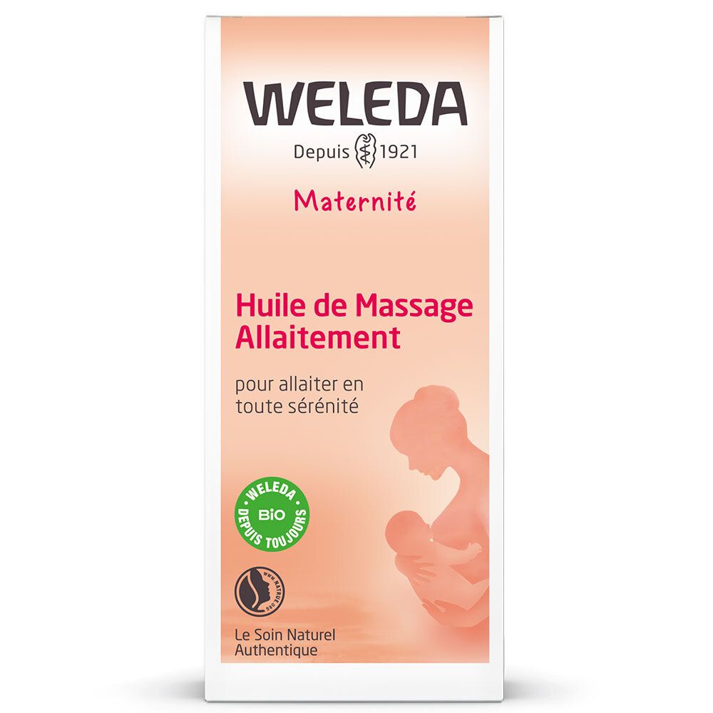 Weleda Maternité Huile de massage Allaitement - flacon 50 ml