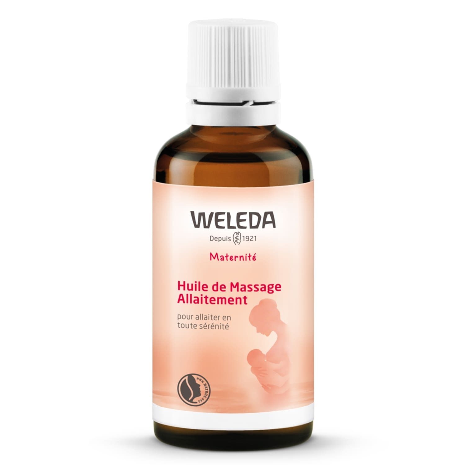 Weleda Maternité Huile de massage Allaitement - flacon 50 ml