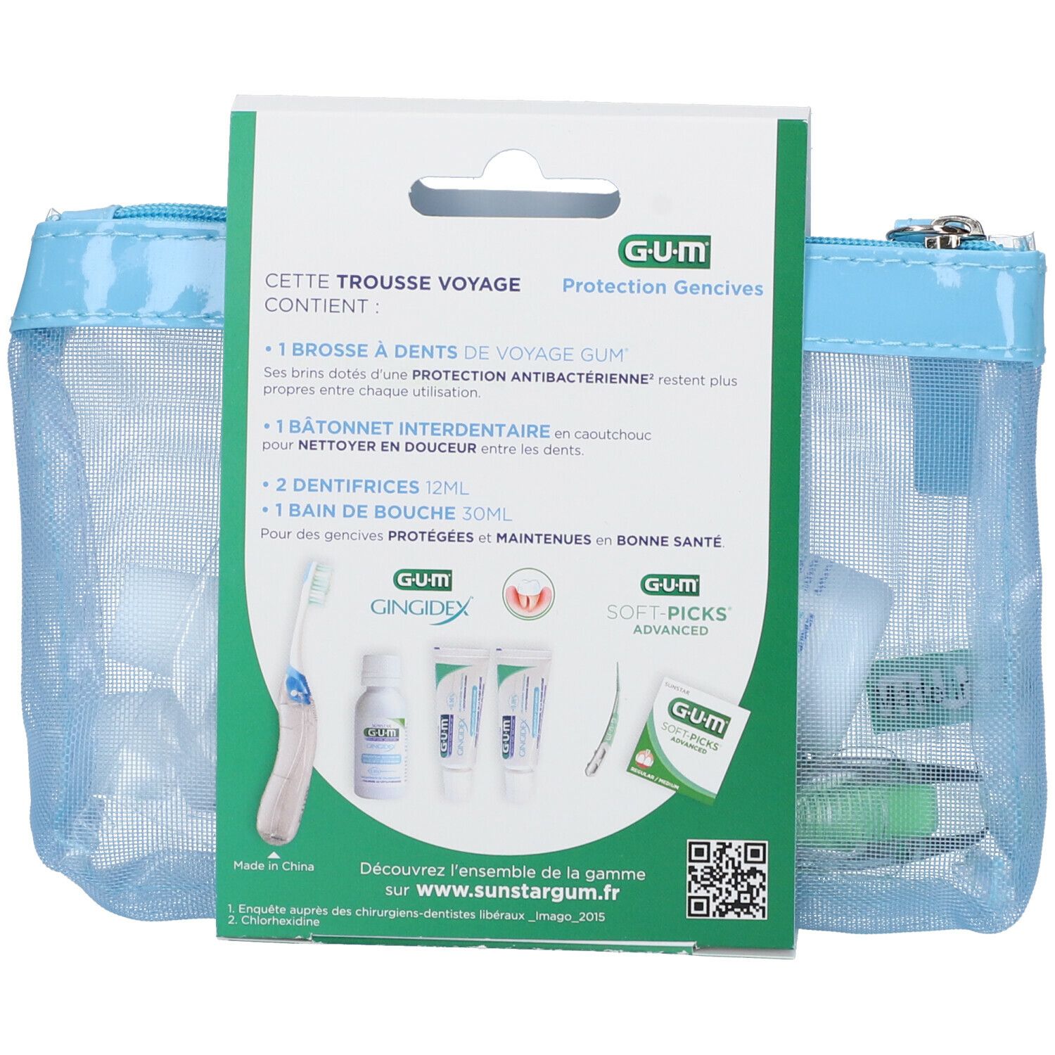 GUM® Trousse Voyage Protection Gencives